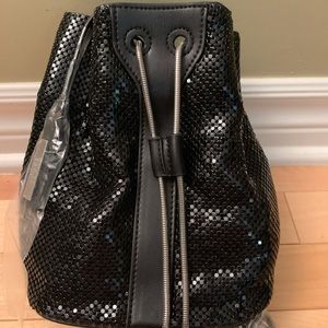 Guess mini bucket clutch purse